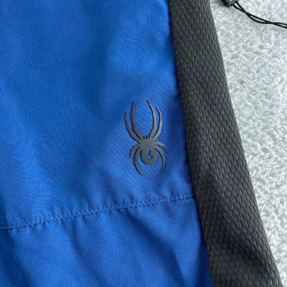 Spyder Active Mens Blue Shorts L/XL Polyester Performance Athletic Wear 5630 - Picture 5 of 10